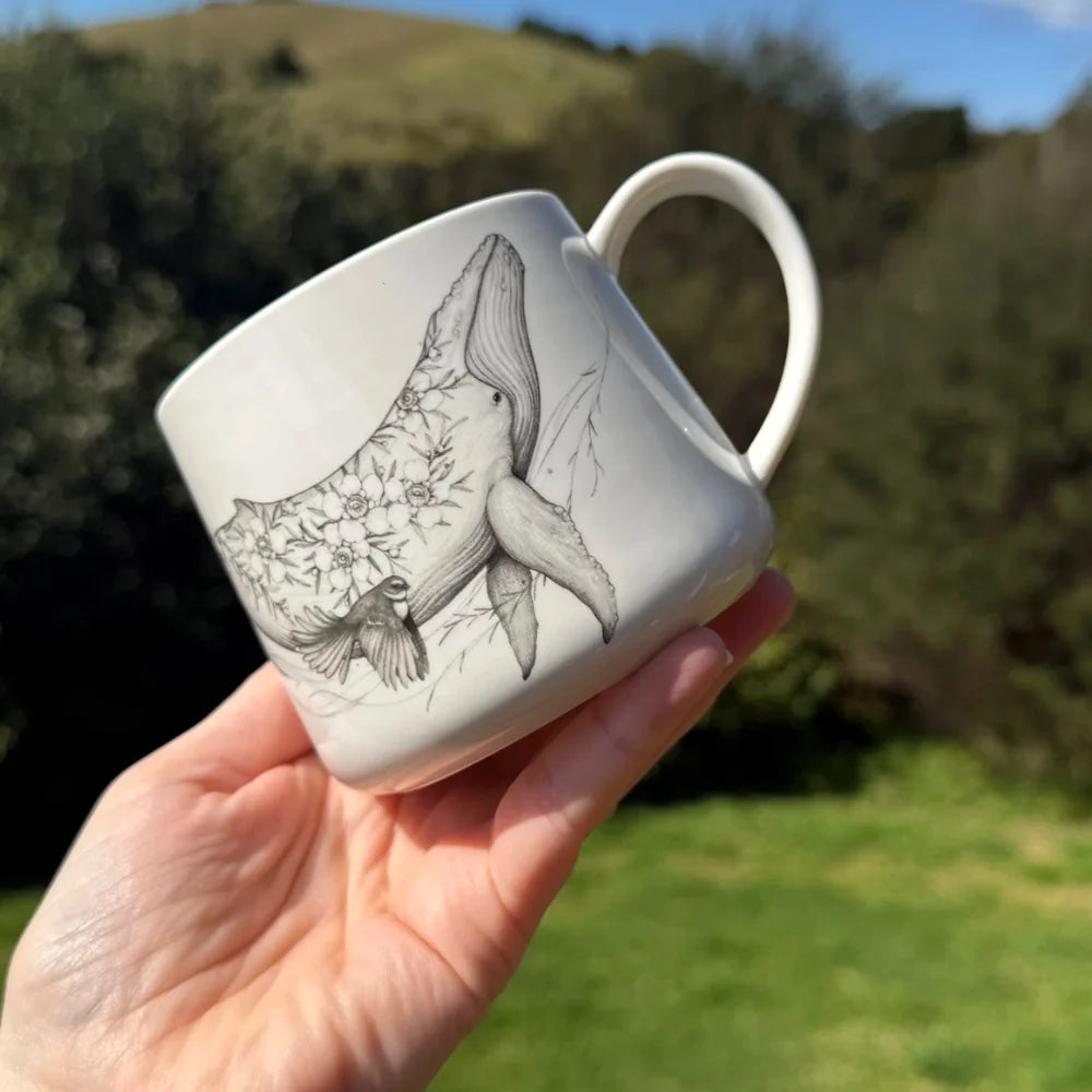 KATY HAYWARD Mug CUP - LEAD ME HOME - PAIKEA / HUMPBACK WHALE & FRIENDS