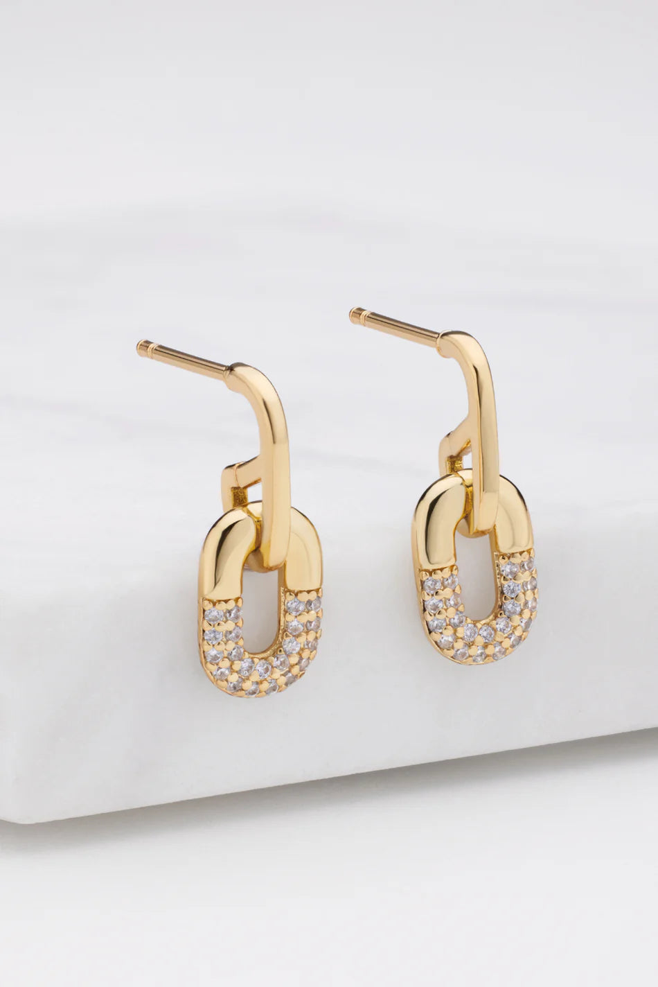 Zafino Australia Kaia Crystal Earrings Silver