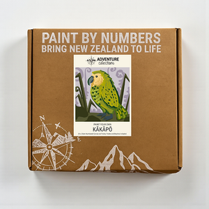 Adventure Collections Kākāpō 20x20cm Paint By Numbers
