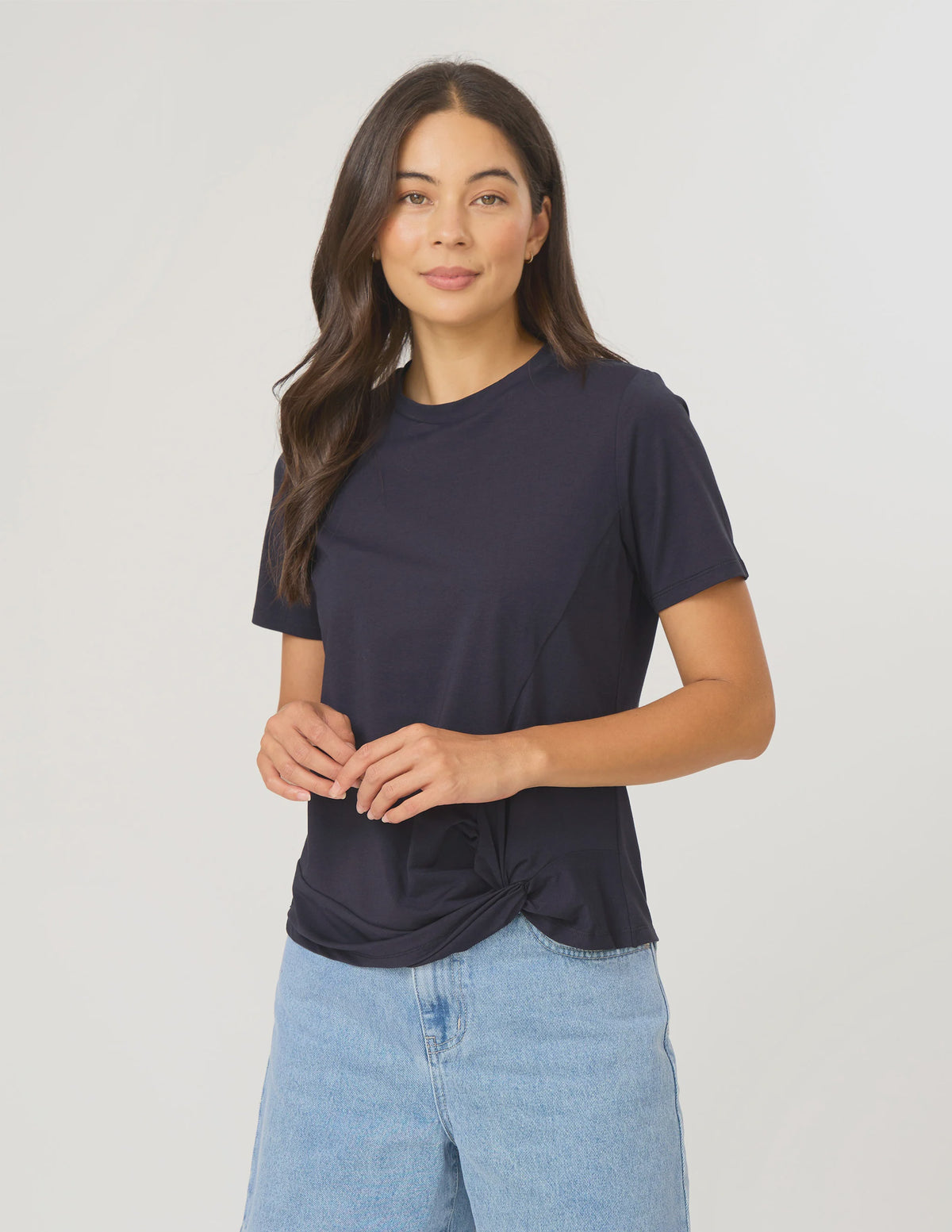 Stella+Gemma Kitty T-Shirt - Deep Marine Top Navy
