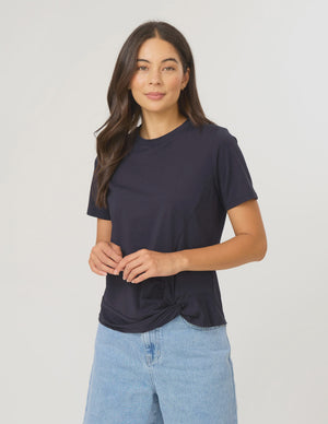 Stella+Gemma Kitty T-Shirt - Deep Marine Top Navy