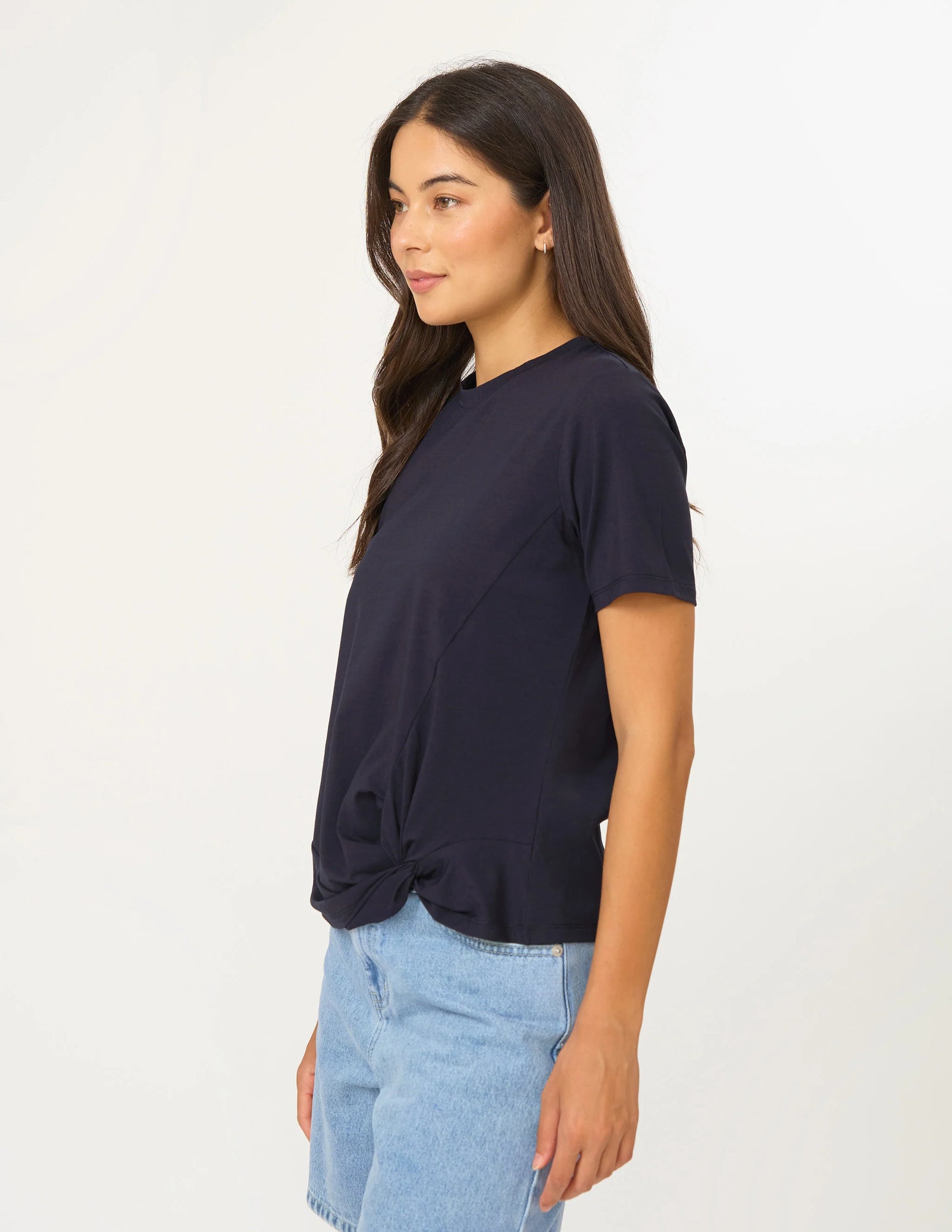 Stella+Gemma Kitty T-Shirt - Deep Marine Top Navy