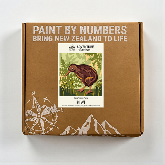 Adventure Collections Kiwi 20x20cm Paint By Numbers