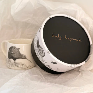 KATY HAYWARD Mug Cup - Walking with Aroha - Brown Kiwi
