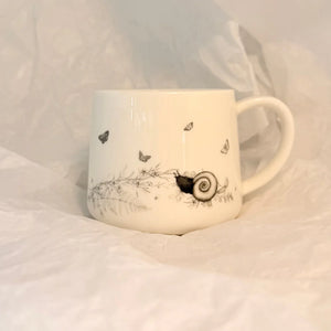 KATY HAYWARD Mug Cup - Walking with Aroha - Brown Kiwi