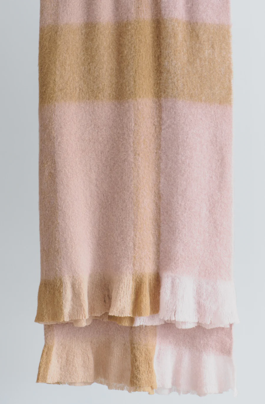 Bianca Lorenne Komichi Old Rose Wool Throw