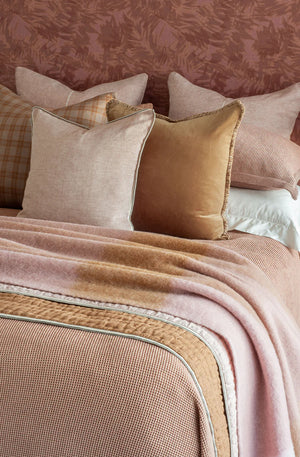 Bianca Lorenne Komichi Old Rose Wool Throw