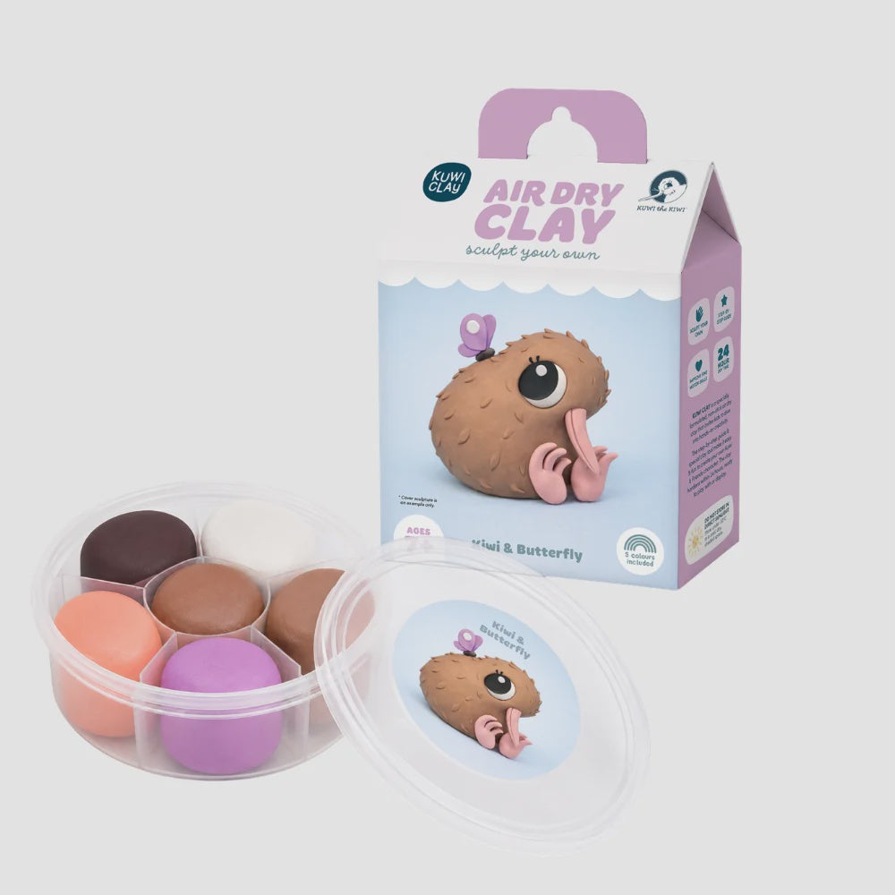 Kuwi Clay - Kiwi & Butterfly