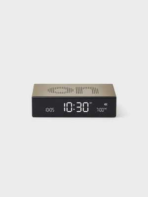 FLIP PREMIUM - Gold Digital alarm clock with LED