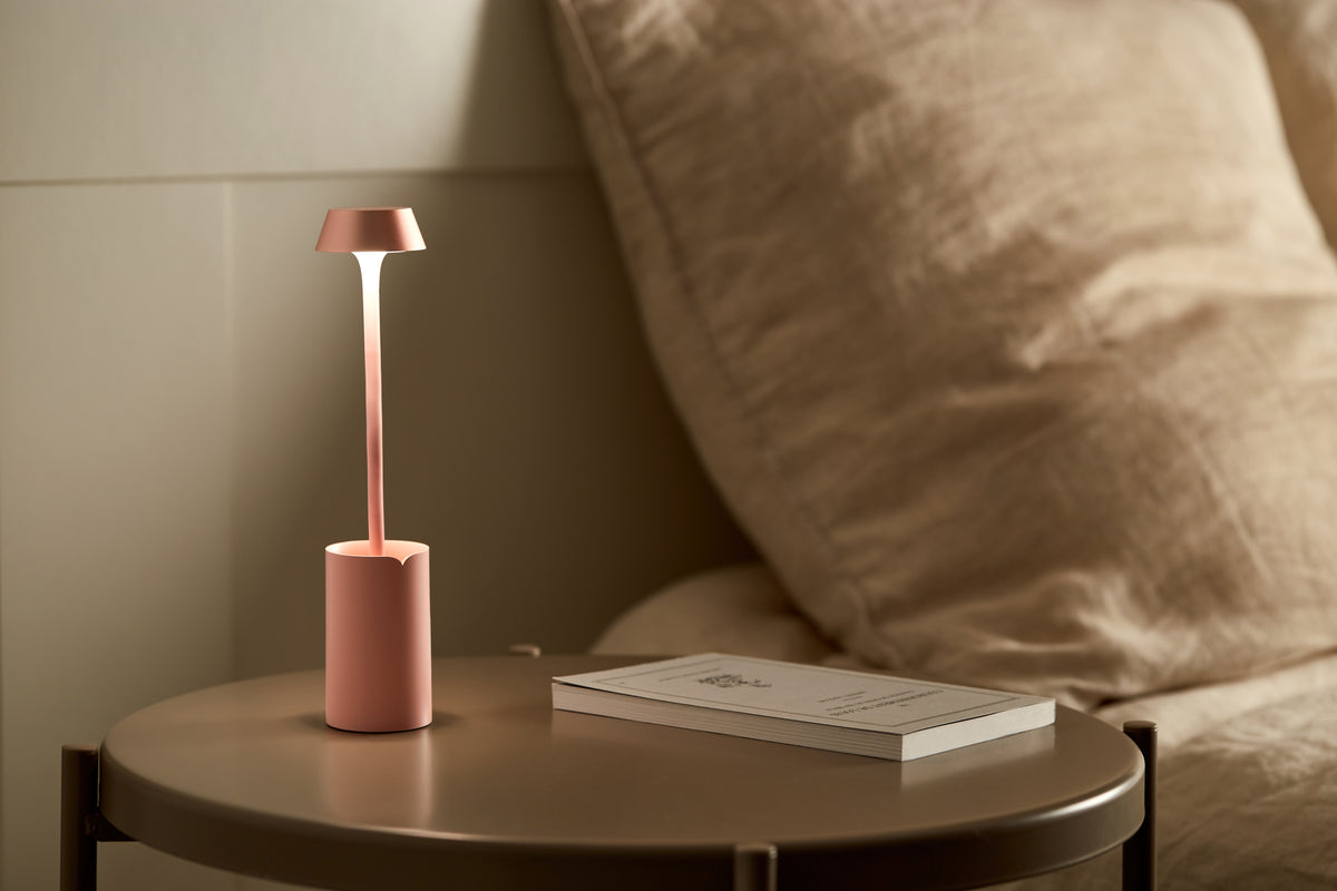 Mini Clip-On Reading Lamp - Light Pink