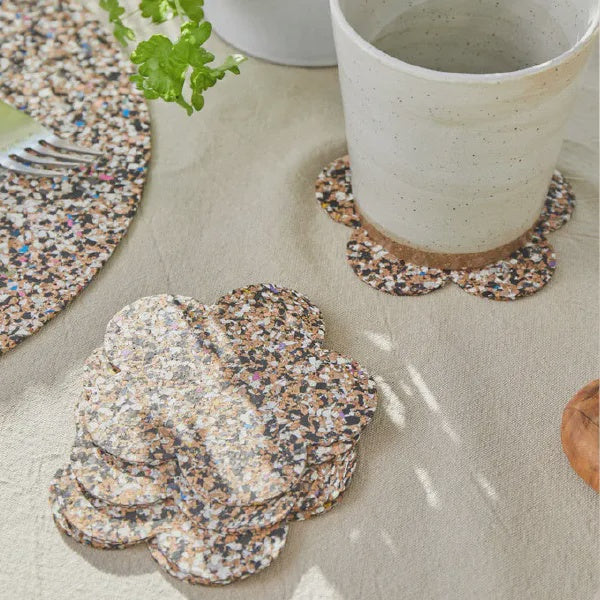 Beach Clean Coaster set of 4 - Flower