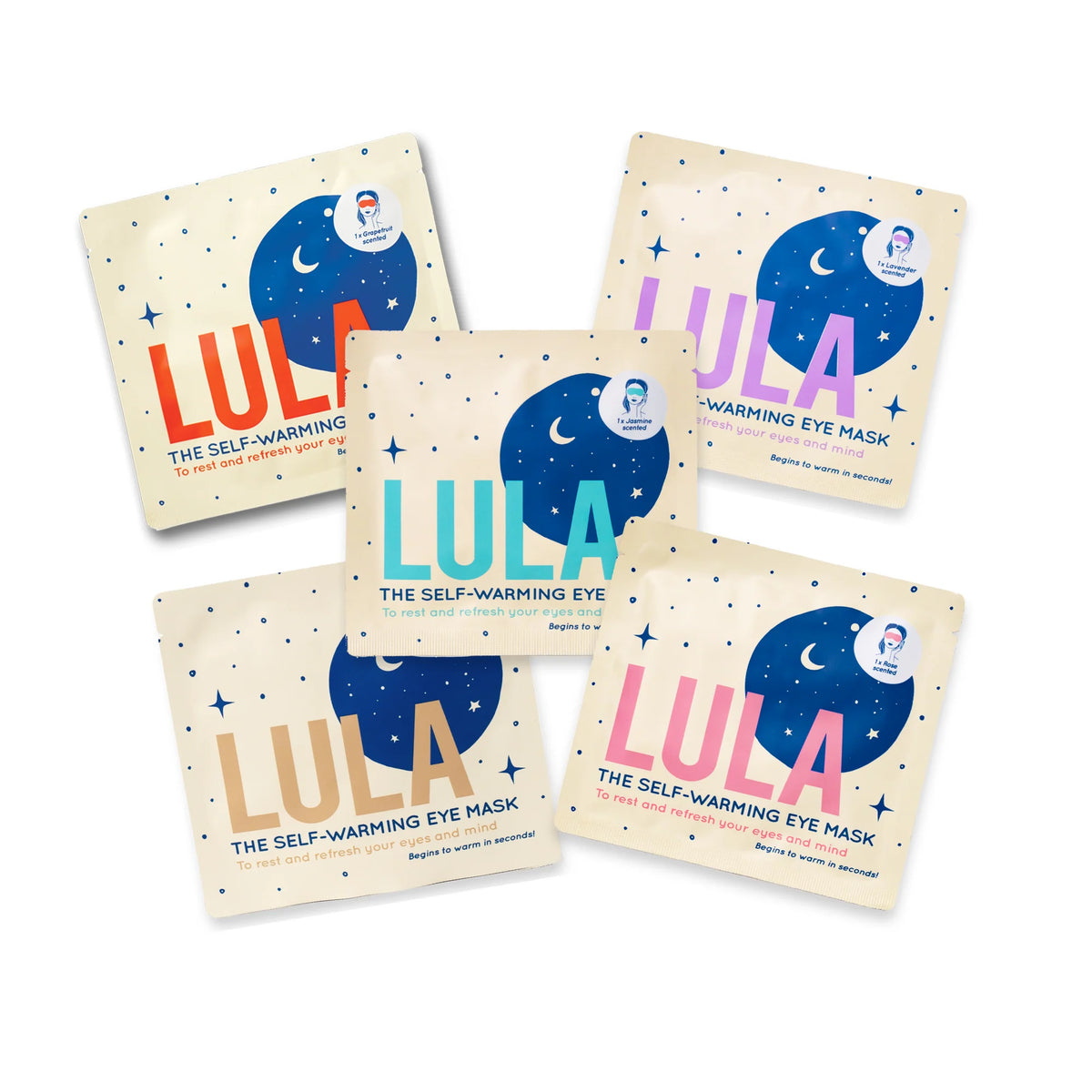 Lula Xmas Mixed Box Self-warming eye masks