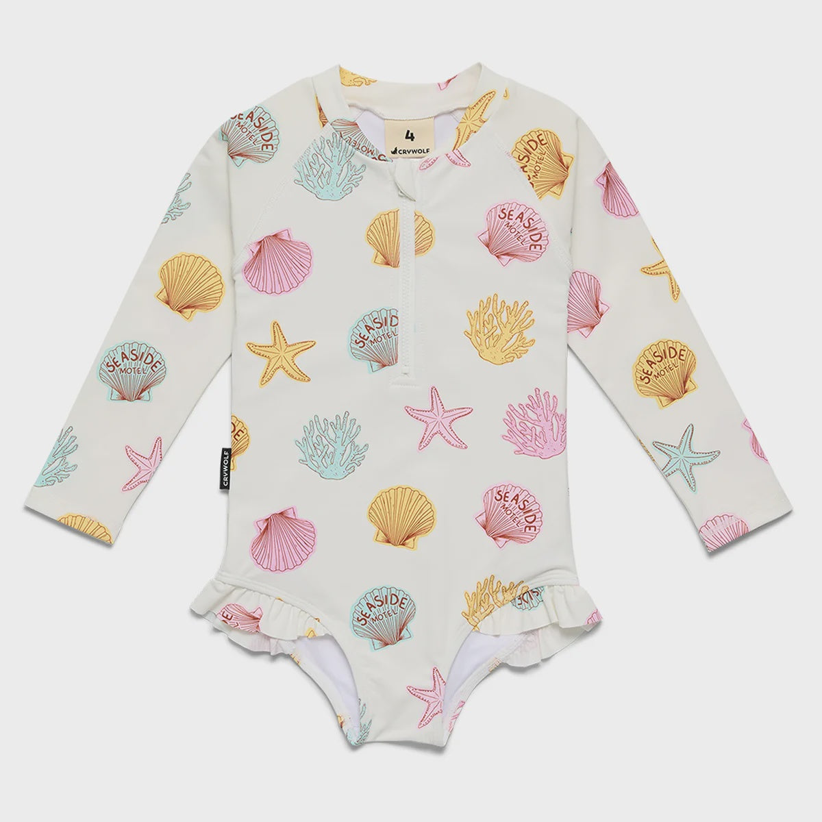 Crywolf Kids Baby LONG SLEEVE SWIMSUIT Shell