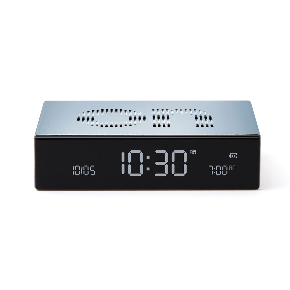 Lexon FLIP PREMIUM - Light Blue Alarm Clock