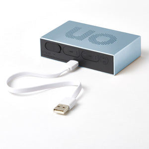 Lexon FLIP PREMIUM - Light Blue Alarm Clock