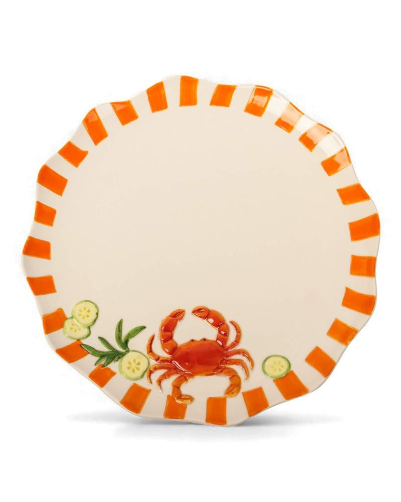 La La Land - Crab - Stoneware Dinner Plate