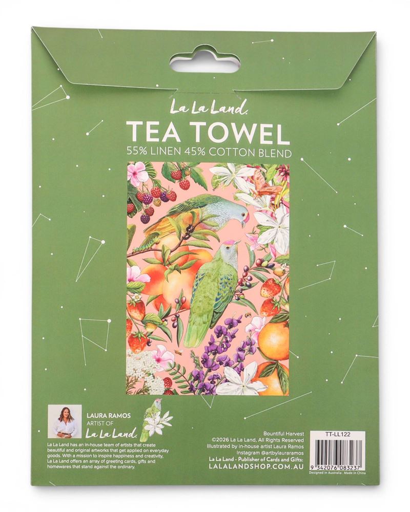 La La Land - Bountiful Harvest - Tea Towel