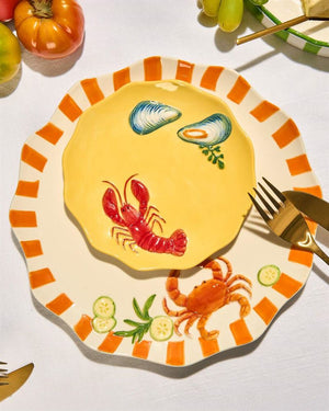La La Land - Lobster - Stoneware Plate