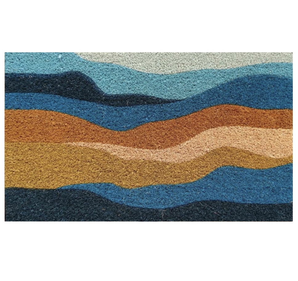 HRB Coir Doormat - Landscape Wavy patterned