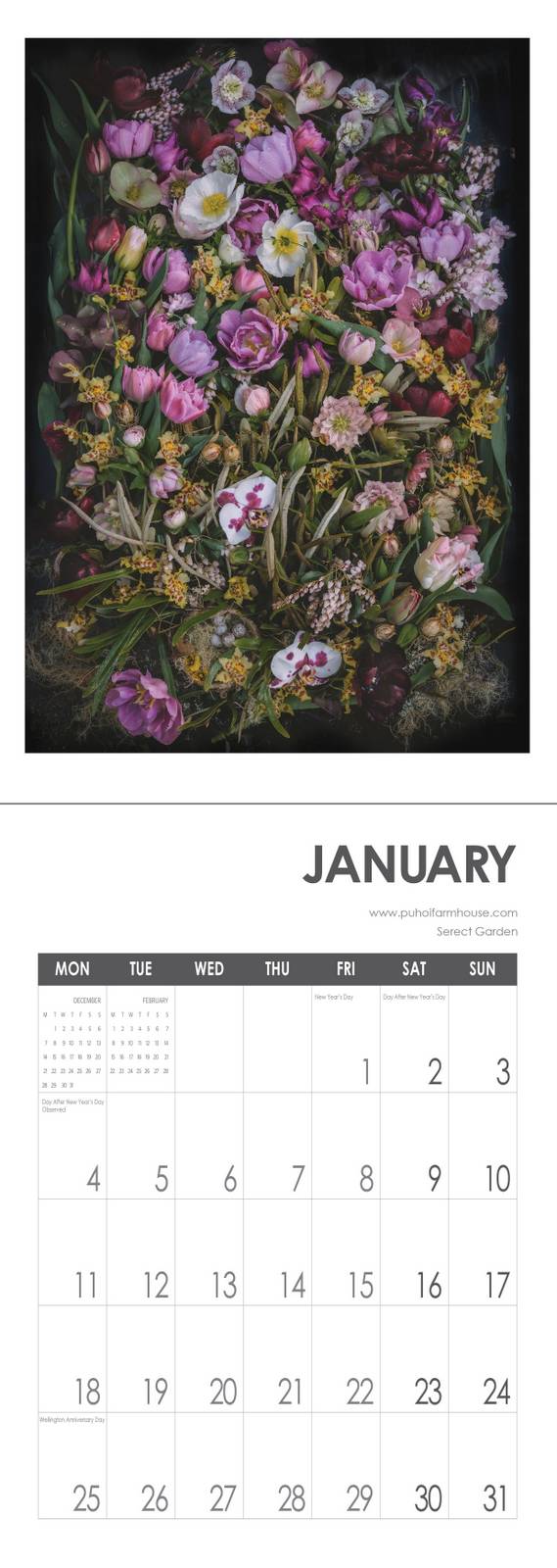 Laura Tait - 2027 Wall Calendar New Zealand