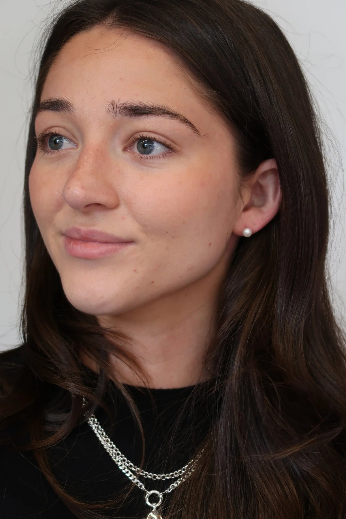 ZAFINO Leah Pearl Stud Earring - Gold