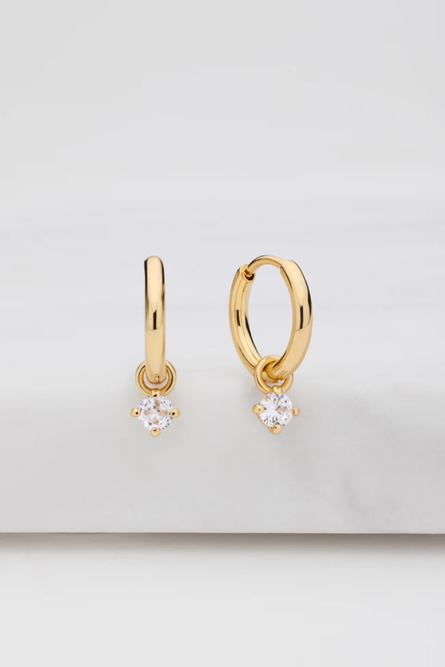 Zafino Leila Mini Huggie Earring Gold