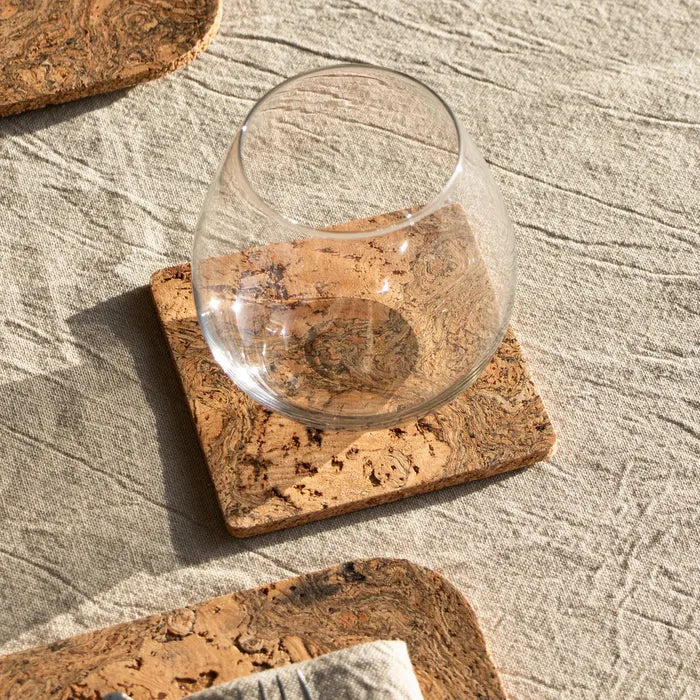 Liga Natural Square Coasters 4pk