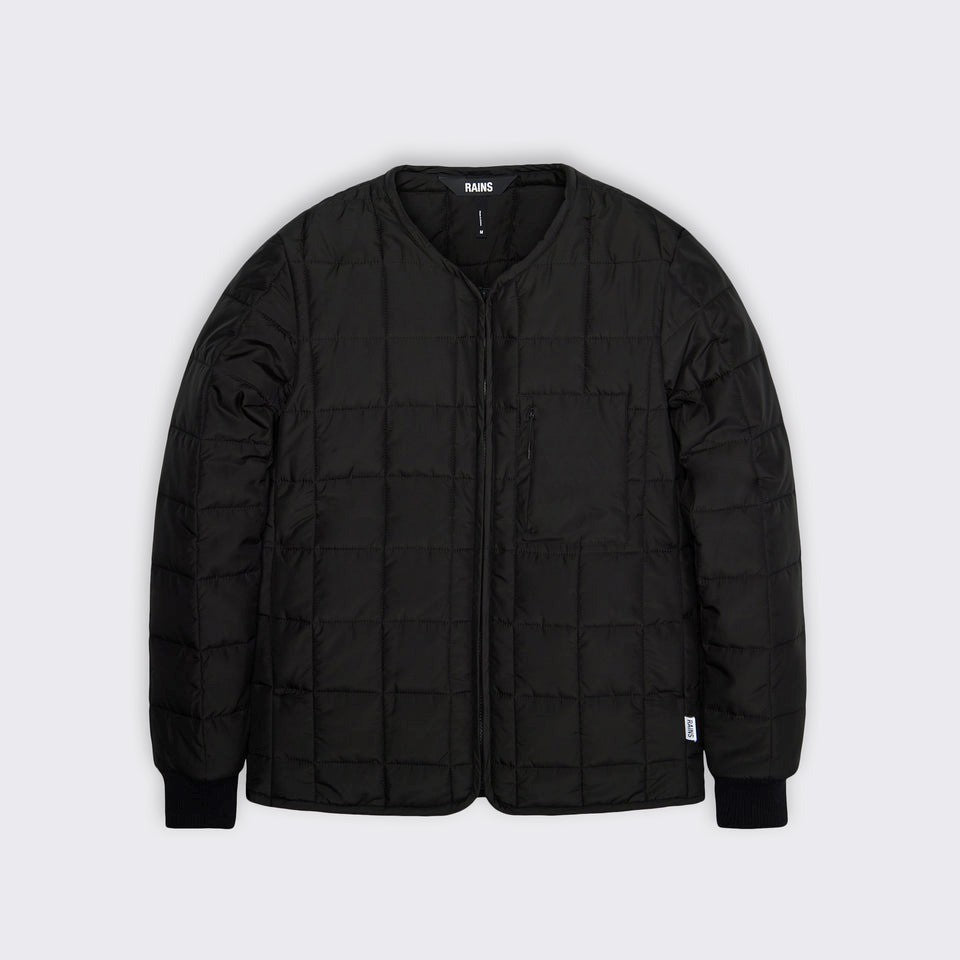 Rains Liner Jacket Check - Black
