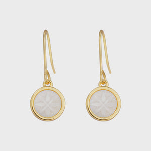 Mother of Pearl Matariki Whetū Pendant Earrings