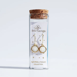 Mother of Pearl Matariki Whetū Pendant Earrings