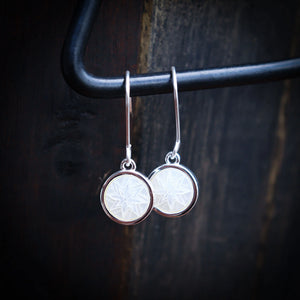 Mother of Pearl Matariki Whetū Pendant Earrings