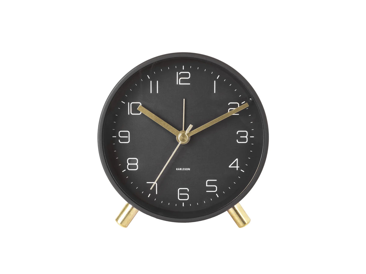 KARLSSON Lofty Alarm Clock - Black