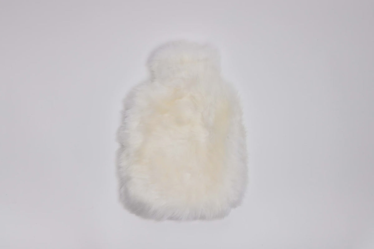 AUSKIN Long Wool Hot Water Bottle Cover - Ivory
