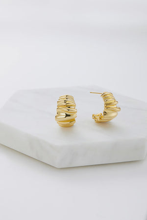 Zafino Lottie Statement Earrings - Gold