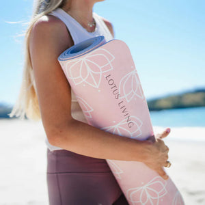 Lotus Living NZ Lotus Pink Yoga Mat