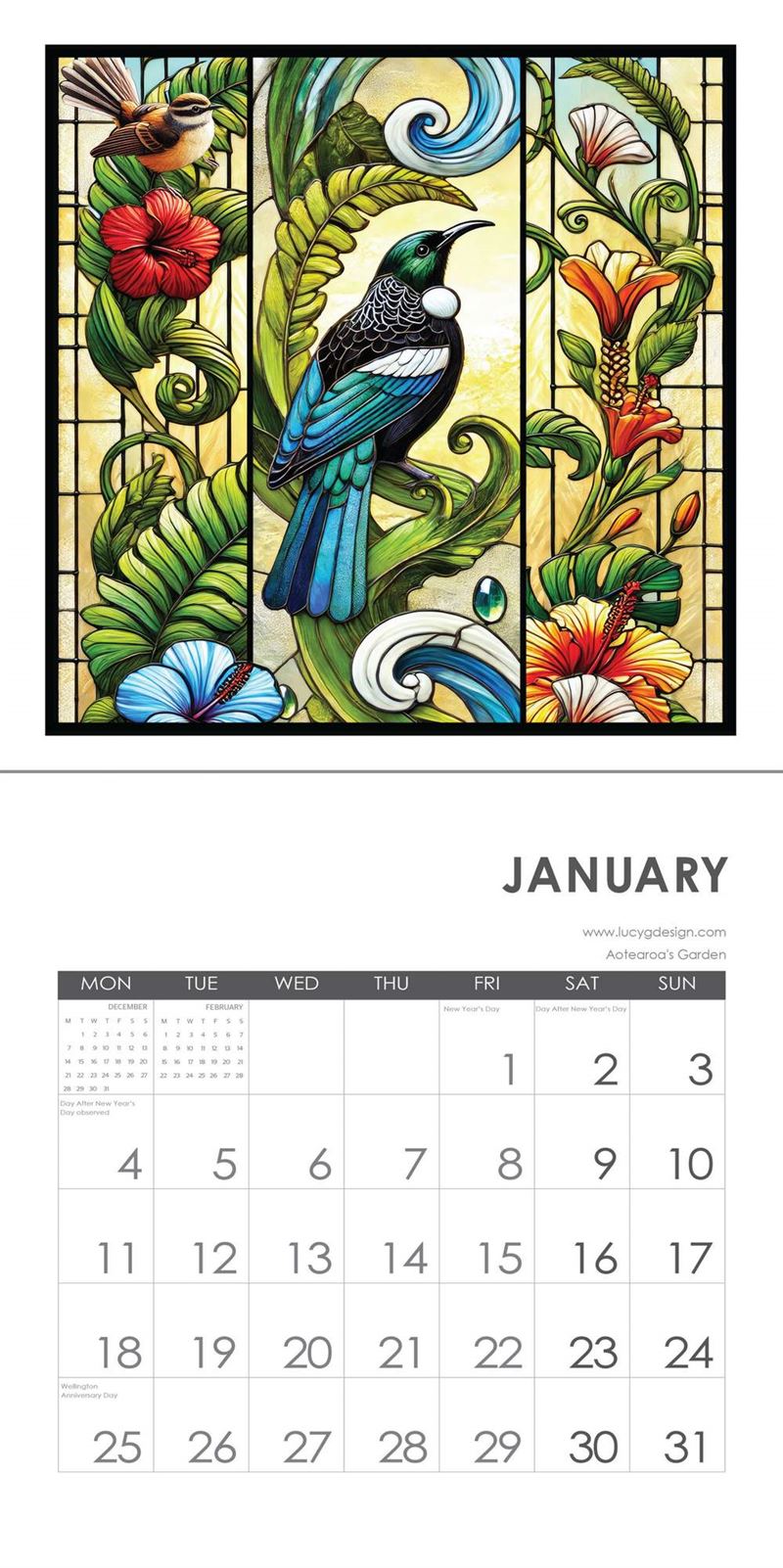 Lucy Gauntlet - 2027 Wall Calendar