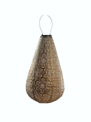 LUMIZ Lantern Drop 28cm - Gold Fiore Auckland North Shore Milford Outdoor Lamps