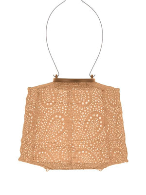 Lantern Lampshade 20cm - Apricot Paisley