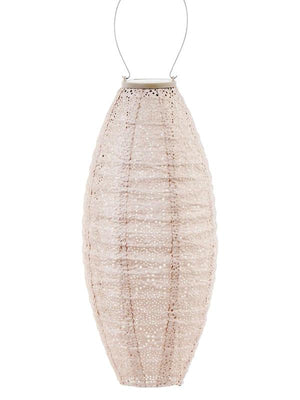 LUMIZ Outdoor Lantern Long Oval 20cm - Soft Blush Bazaar