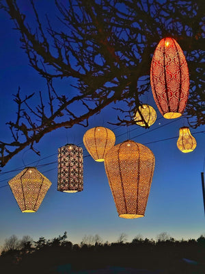 Lumiz Lantern Balloon 35cm - Mocha Fiore Auckland North Shore Milford NZ
