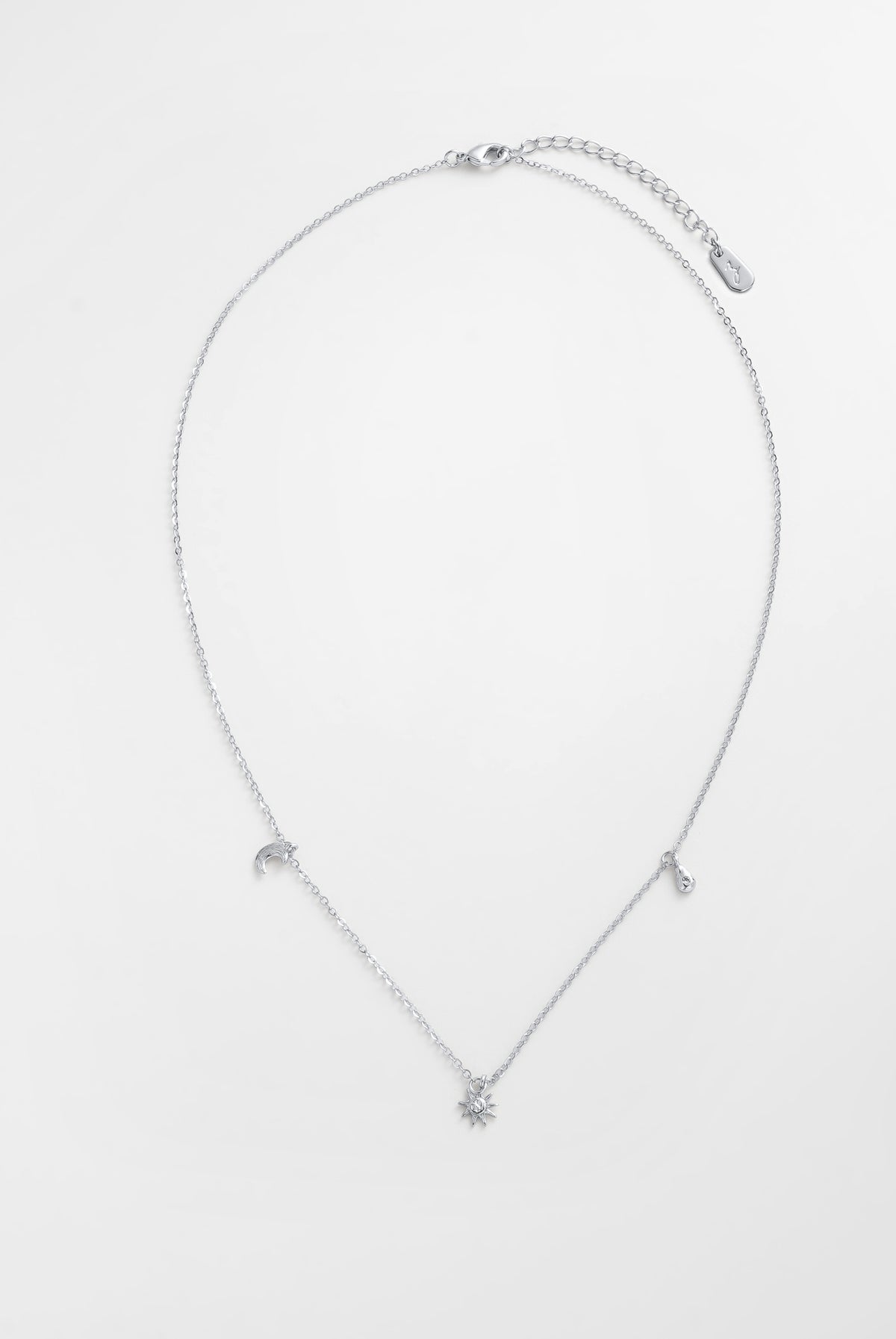 ZAFINO Luna Charm Necklace - Silver