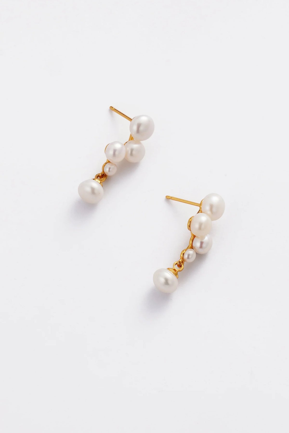 ZAFINO Luna Pearl Earring - Gold