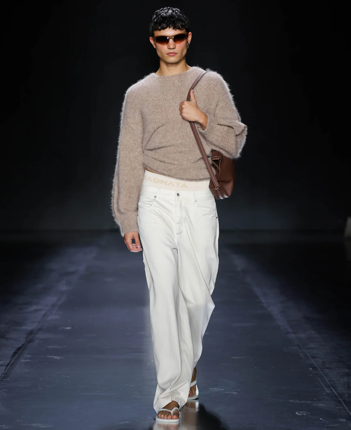 Saben Jojo Shoulder Bag - Umber Pebble