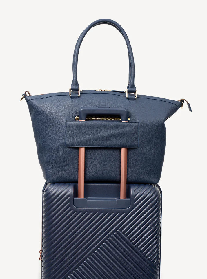 Saben Milan Carry-All Ink Blue Leather bag