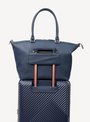 Saben Milan Carry-All Ink Blue Leather bag