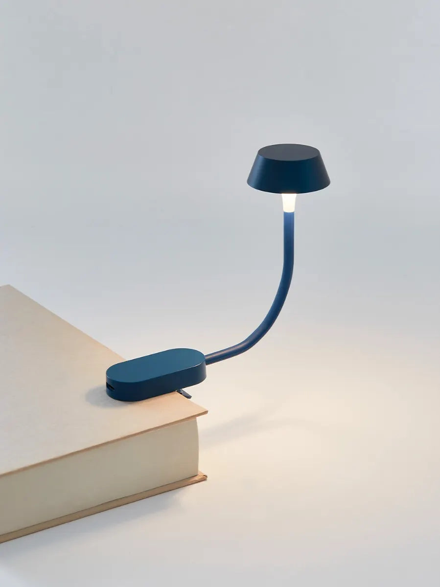 LEXON MIMI CLIP-ON READING LAMP - Dark Blue
