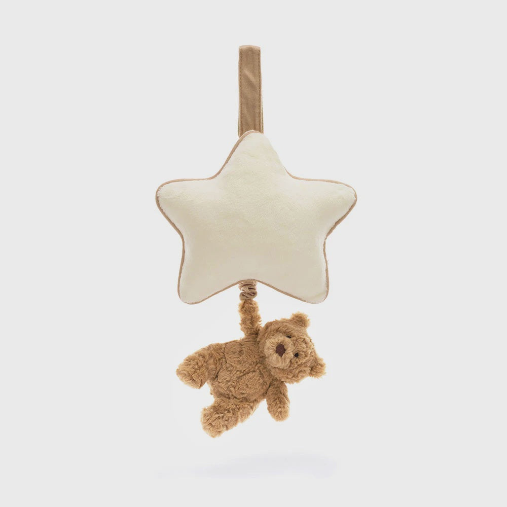 JELLYCAT Bartholomew Bear Musical Pull