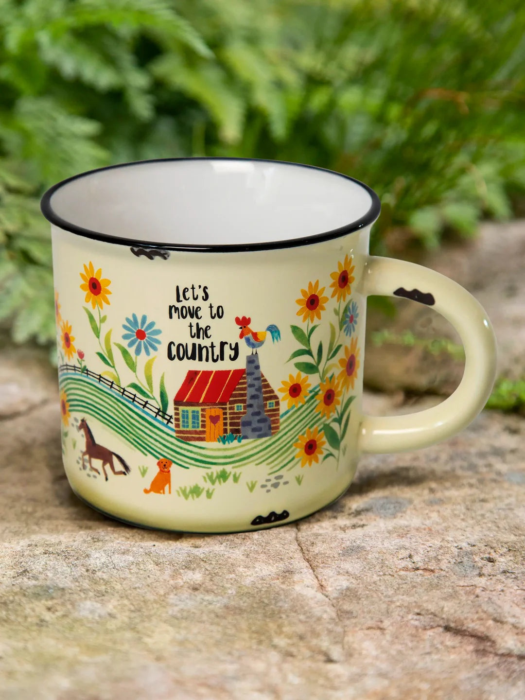 NATURAL LIFE Camp Mug - Let's Move To The Country