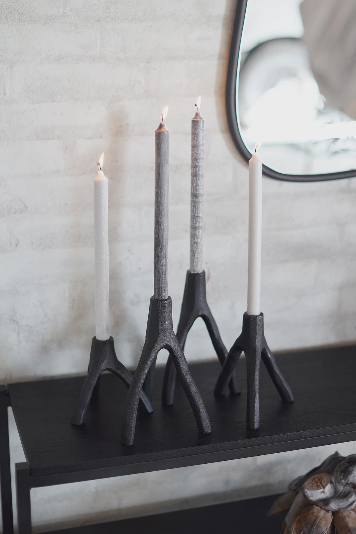 MUUBS Aion Candleholder Black