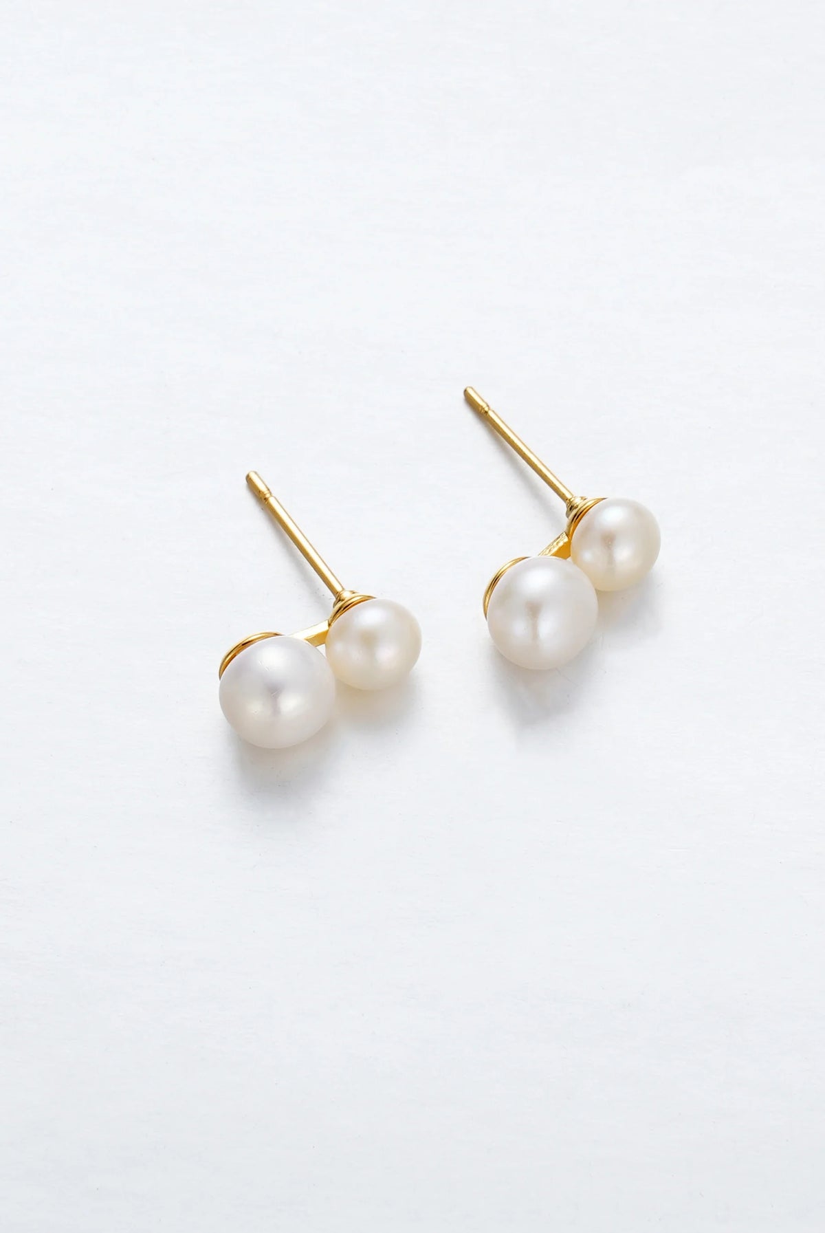 ZAFINO Madeline Pearl Earring - Gold 7379